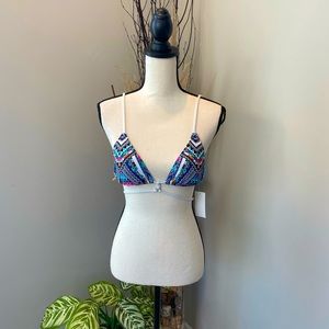 ✨The Bikini Lab (NWT) Junior's Birds of a Feather Triangle Top Size S✨